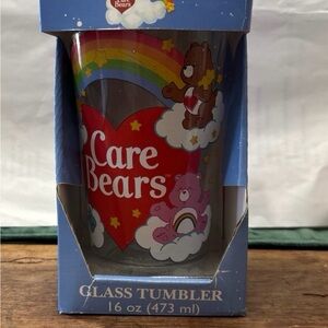 Care Bears Blue Glass Tumbler